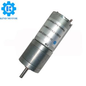 Brush Micro Gear Motor With Encoder 500 Rpm 25Dx48L Size