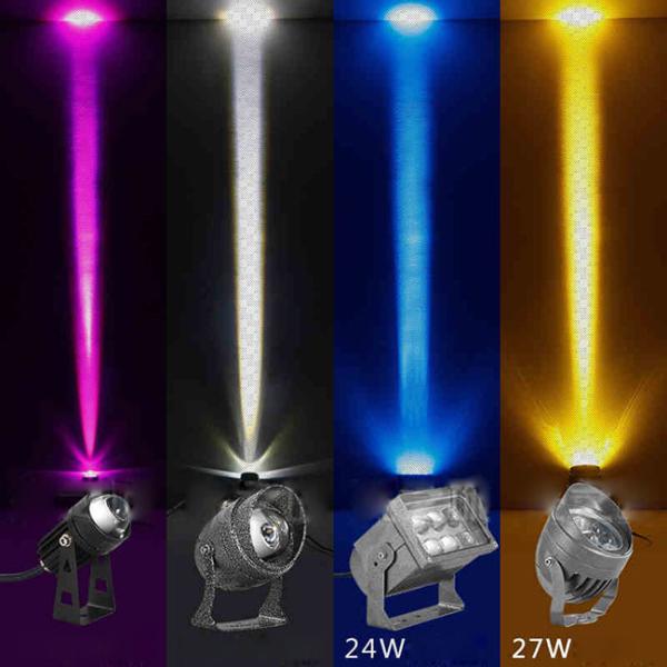 Narrow Beam Domestic LED Lighting CREE Wall Washer Lamp 10W RGB AC85-265V