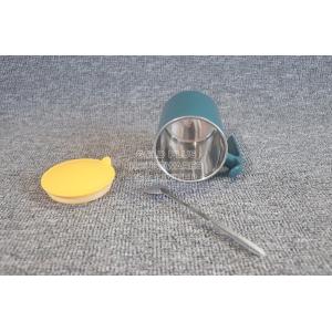 Wedding Couple Reusable Coffee Stain Mug With Lid And Spoon