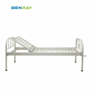 Metal Manual Medical Flat Hospital Bed 1 Function Manual