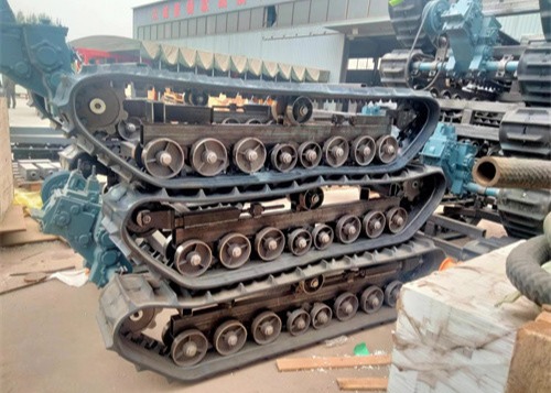 Steel Crawler Track Undercarriage Loading Capacity 2MT -20 MT With Four Outriggers