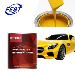 China Manufacturer Supply 1K Yellow Automotive Paint with Excellent Quality