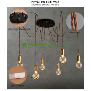 fashional modern chandeliers pendant lights edison bulbs A19 A60high ceiling