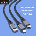 Data Cable 3 in 1 Fast Charging Data wire