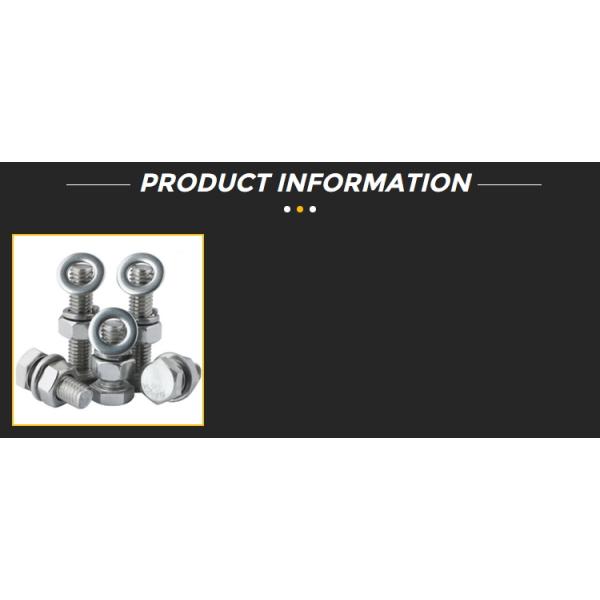 DIN933 Hex Bolt Nut M6 Brass Nuts And Bolts for Structure Pipe