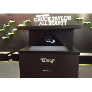 Quality 50 Degree Holographic Glass Screen Pyramid Holographic Showcase 270 for sale