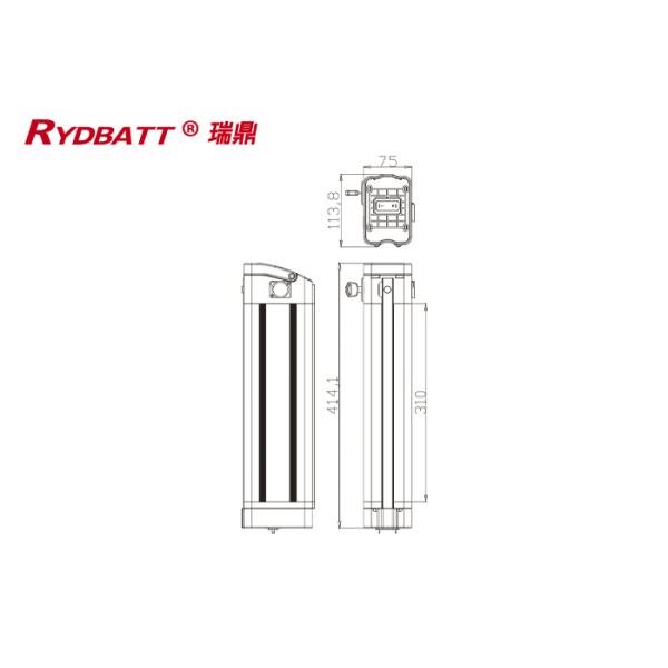 RYDBATT SSE-053(36V) Lithium Battery Pack Redar Li-18650-10S6P-36V 15.6Ah For Electric Bicycle Battery