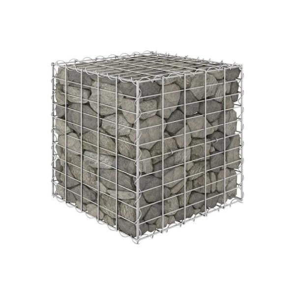 Buy Galvanized / Powder Coated Box Gabion Flood Protection 2*1*1m at wholesale prices