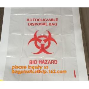 biodegradable biohazard bag/Recycled garbage bag, Polyethylene Biohazard Printed