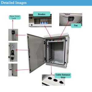 Customized IP55 18U Outdoor Telecommunication Cabinet
