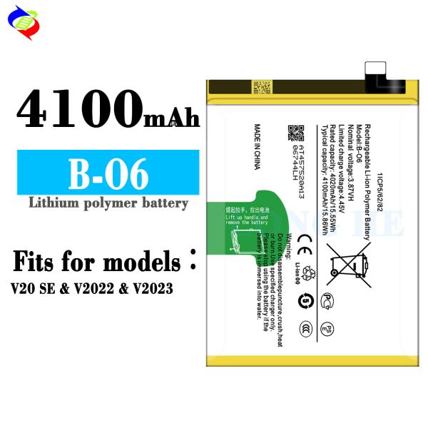 Original Lithium-ion Mobile Battery B-O6 for VIVO V20 SE V2022 V2023 Double IC Protection