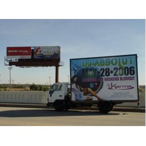 China SMD5050 Led Mobile Billboard P10 / full color truck outdoor advertising led display on sale