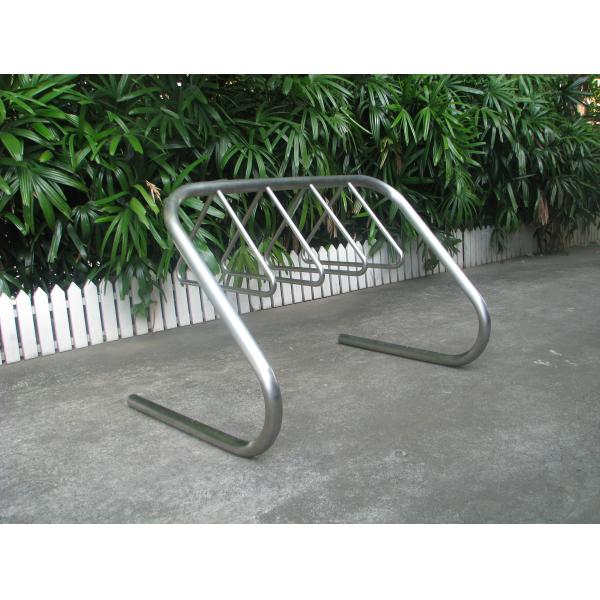 Outdoor Bike Parking Racks 316 Stainless Steel Material With 4 Bike Capacity