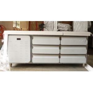 Silver Under Counter Freezer Stainless Steel For Home / Hotel