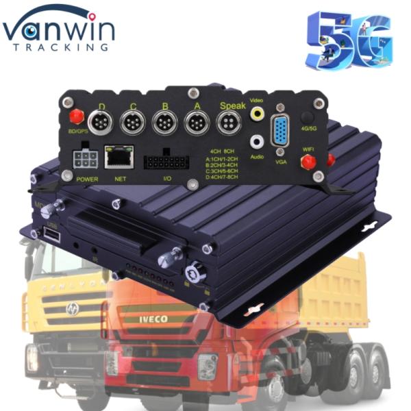 5G GPS Vehicle Tracker 8 Channel HDD MNVR Fleet Security Surveillance System