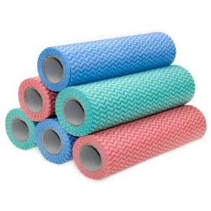 China Washable Disposable Dishwashing Cloths , Antibacterial Kitchen Cleaner Cloth on sale