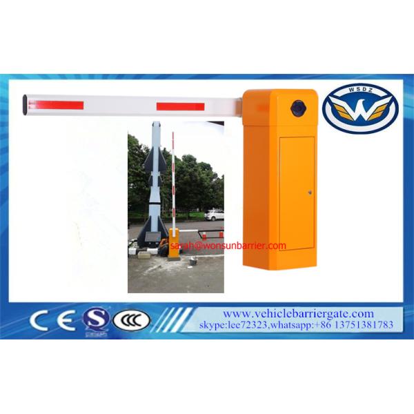 Buy Car Park Entrance Automatic Barrier Gate 50 / 60 Hz Vehicle Access 8 Meters Boom at wholesale prices