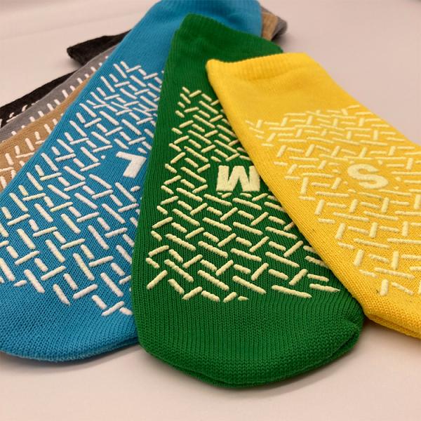 Wholesal Medical Patient Slippers Non-Skid Anti-Skid Socks with Customized