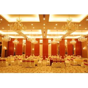 China Laminated Decorative Movable Partition Wall / Hotel Folding Room Divider on sale