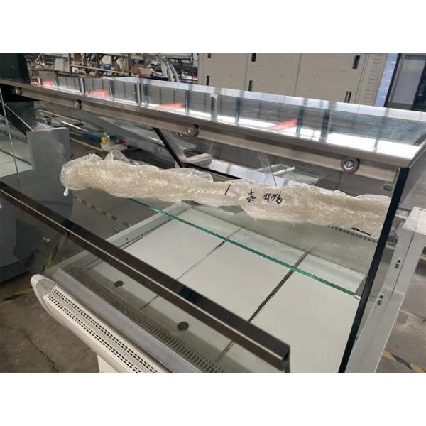 Square Glass Display Deli Display Refrigerator With Open Door Temperature Range 2-6°C And Performance