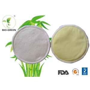 Pink Washable Bamboo Breast Pads , Grey Round Bamboobies Disposable Nursing Pads