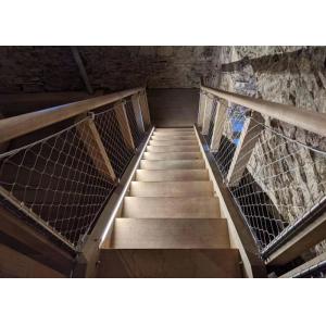 Buy Stainless Steel Cable Mesh 304 50x50mm Hole Balustrade Netting at wholesale prices