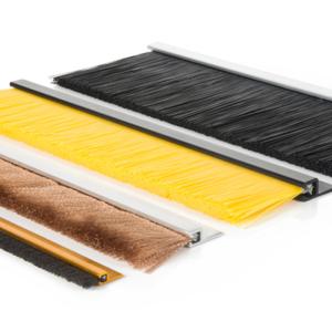 Door Nylon Brush Strip Brushes With Metal Support