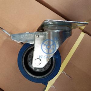 5 Inch 200kg Capacity Threaded Stem Casters With Roller Bearing