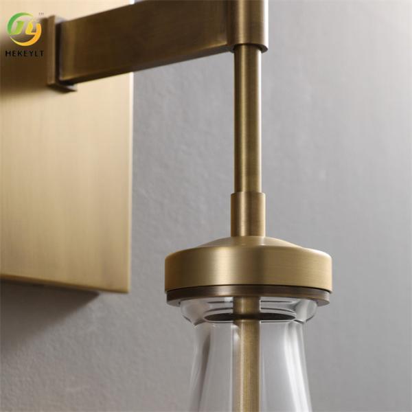 Drops Blown Glass Gold Modern Wall Light For Bedroom Living Room
