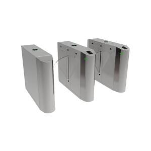 600mm Width 100W Acrylic Wing Flap Barrier Turnstile