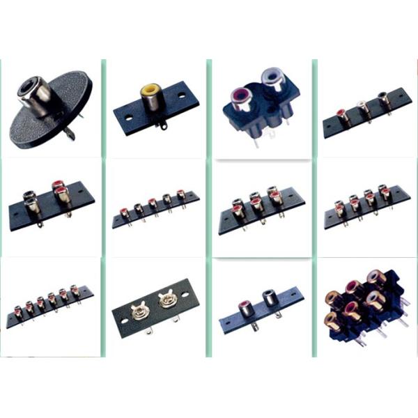 2P Push Speaker Box Terminal Round / Square Panel Mounted Switch Type