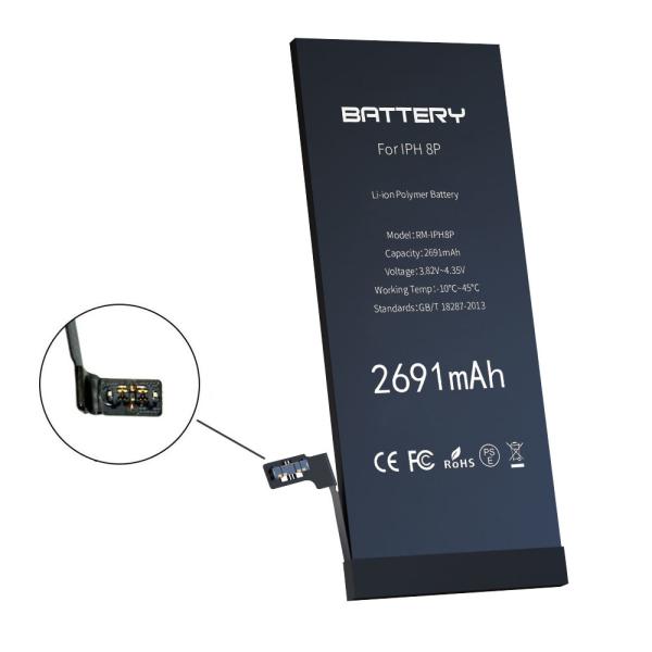 Fast Charging Iphone 8 Plus Battery Li - Ion Polymer Material With CE FCC
