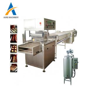Multi Functional Cake Chocolate Enrober Machine Glazing Chocolate Dipping