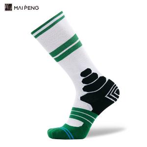 Custom Terry Cushioned Basketball Socks Colorful Athletic Performance Socks