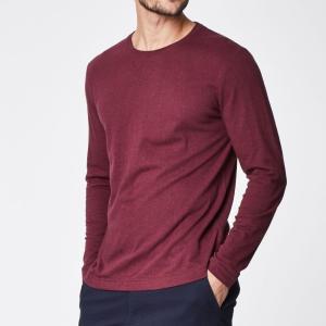 Eco Friendly Round Neck Hemp Cotton Clothing Long Sleeve Blank Design