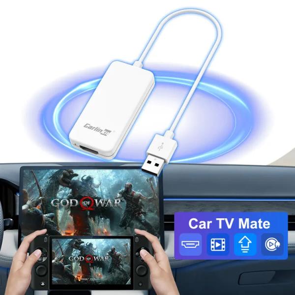 Orginal Wired Carplay Upgrade HDMI Video Input Conversion Box 1080P Car TV Mate