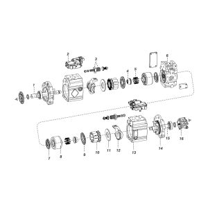K3V112DTP-9T8L for SY205/SY215-8 61020504 60314872Positive control Cost
