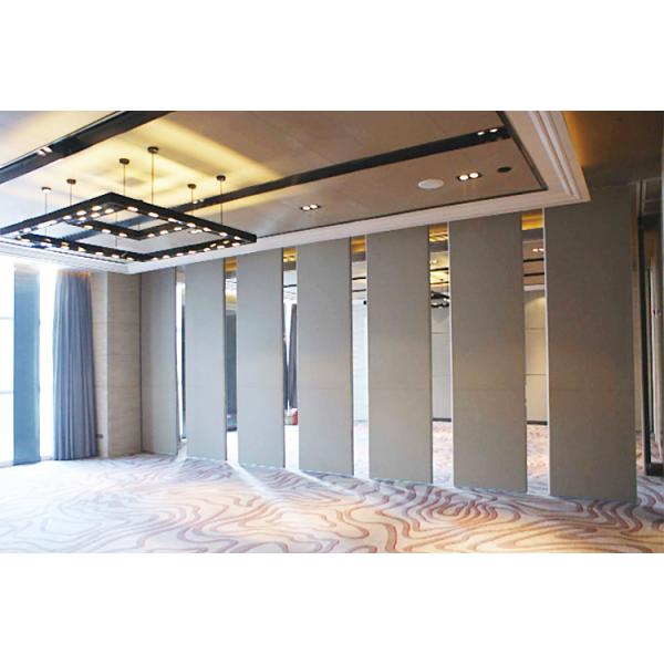 Accordion Acoustic Sliding Folding Room Partition Wall For School / Office