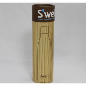 Pantone Brown Round Whole Paper Tube Packaging For Wine Packaging
