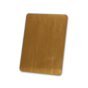 Wooden Pattern Decorative Stainless Steel Sheet Four Feet