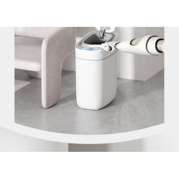 2023 New Household Bathroom Living Room Toilet Paper Basket Sewn Electric Bucket Intelligent Induction Smart Garbage Can