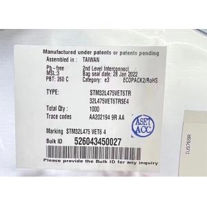 Quality 80MHz Microcontroller MCU STM32L475VET6TR 32-Bit Microcontroller IC 100-LQFP for sale