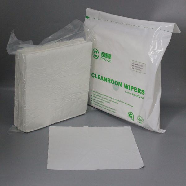 Buy Spunlace Lint Free Disposable Microfiber CleanRoom Wiper at wholesale prices