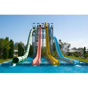 Fiberglass Water Slide with 12 Years Usage Period and 1 Year Guarantee ISO