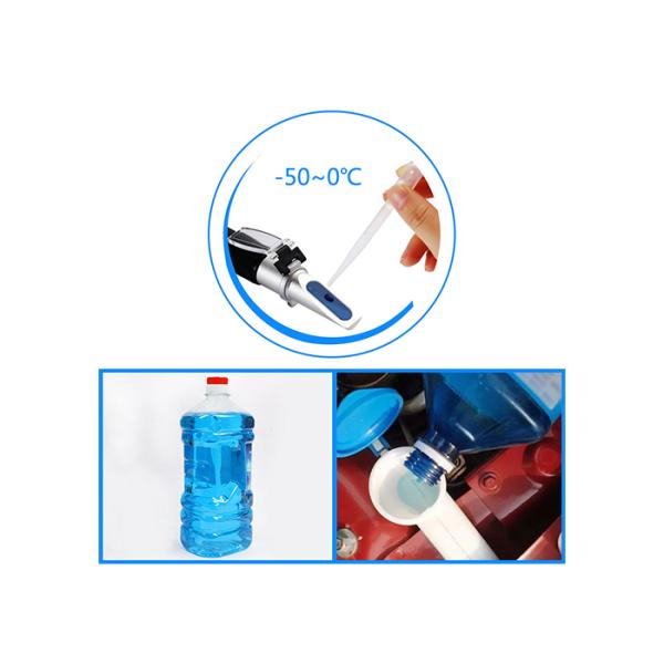 Methanol Glass Antifreeze Refractometer , Final Gravity Calculator For Home / Medical