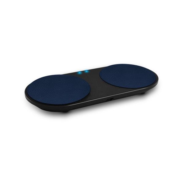 Buy 2 In 1 Free Position Wireless Charger , QI  ID 8253 Dual Wireless Charging Pad For Samsung Iphone at wholesale prices