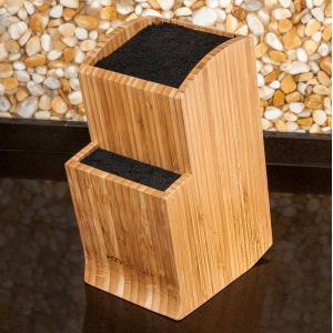 Quality Universal Totally Bamboo Knife Block Non - Fragile For Festival Home Gift for sale