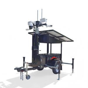 Full-Day Work Solar Powered Camera Cctv Trailers For Construction Site