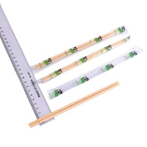 Business Gifts Round Bamboo Disposable Chopsticks with Customized Logo and 100%