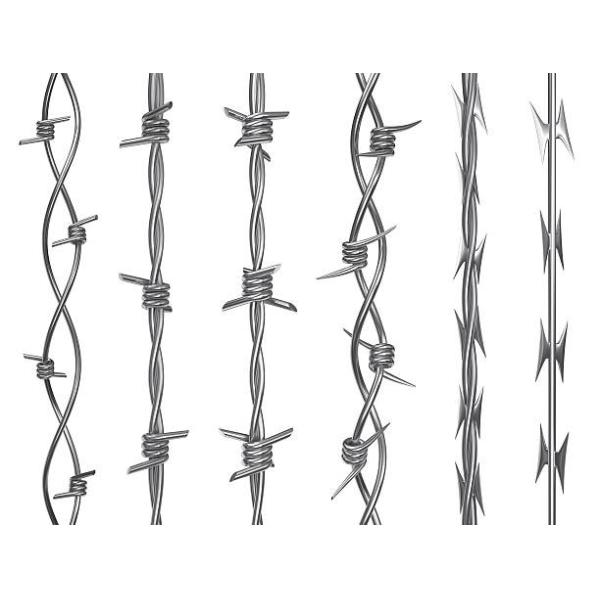 Buy Prison Roll 12.5 Barbed Fencing Wire Low Carbon Steel at wholesale prices